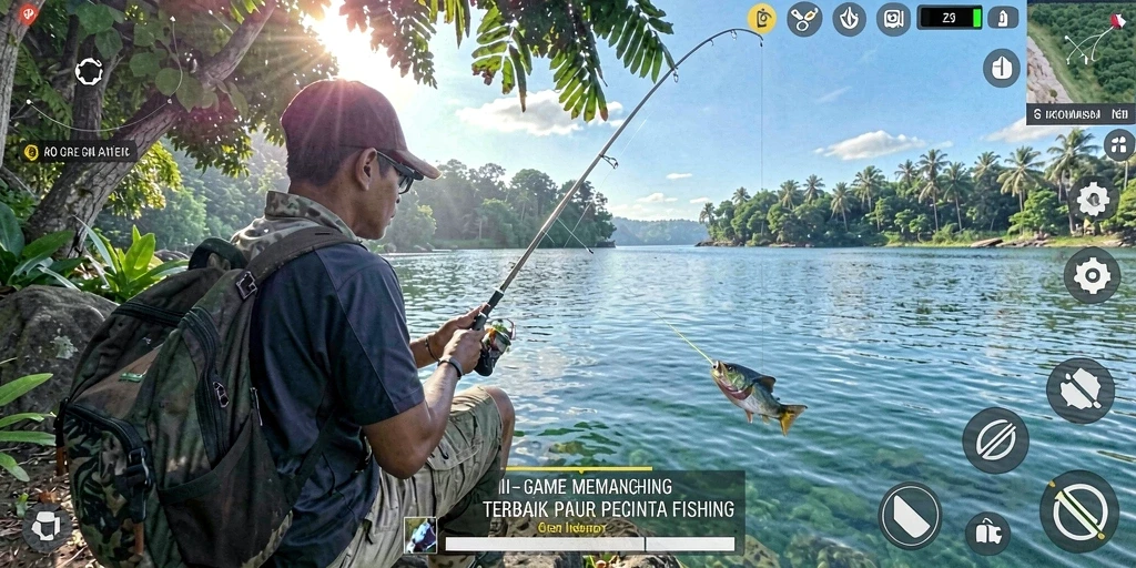 Gameplay memancing yang seru dan menantang di 8II.