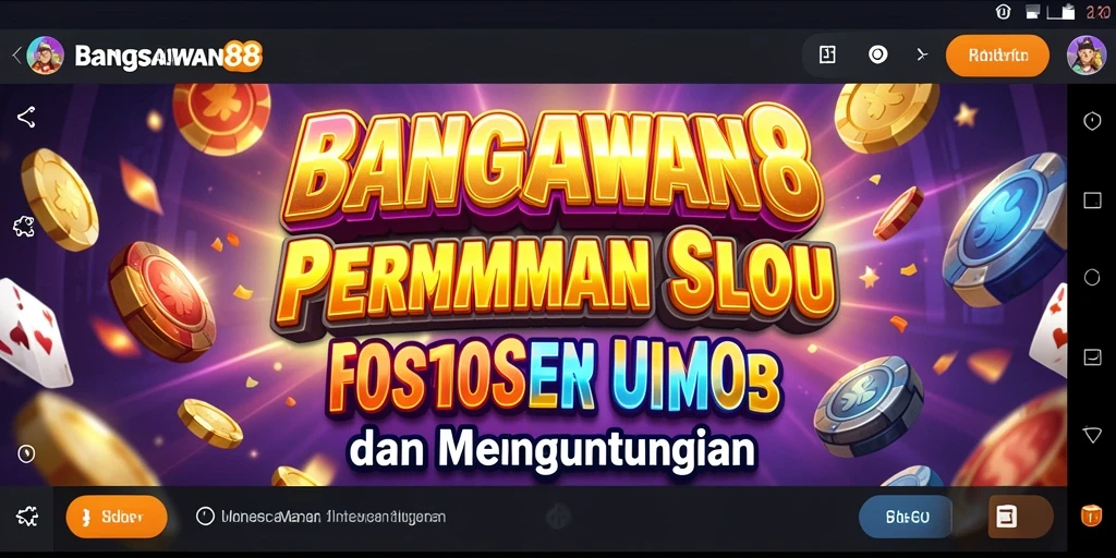 Tampilan utama gameplay BANGSAWAN88 dengan grafis menarik dan fitur bonus.