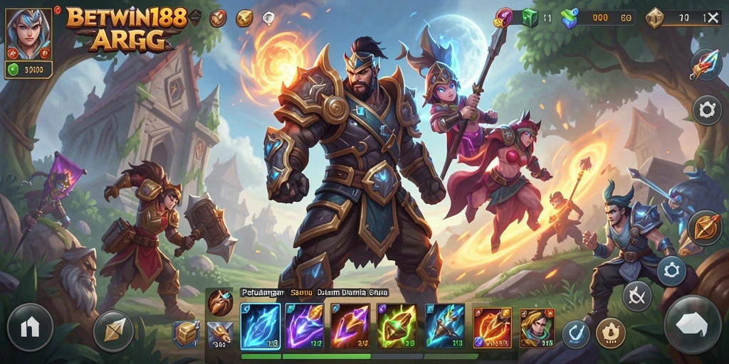 Screenshot menampilkan gameplay seru ARPG dalam BETWIN188.