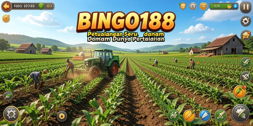 Tangkapan layar gameplay yang menampilkan kehidupan bertani yang seru.