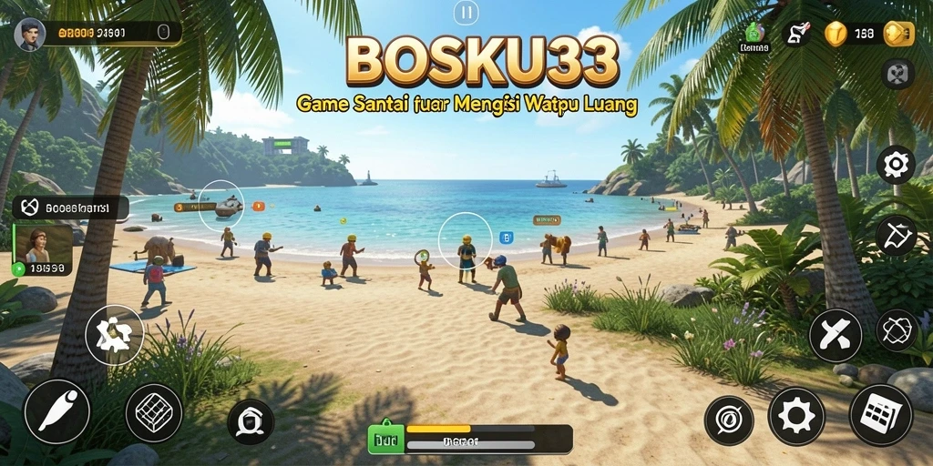 Screenshot gameplay BOSKU33 yang menunjukkan keseruan permainan casual.