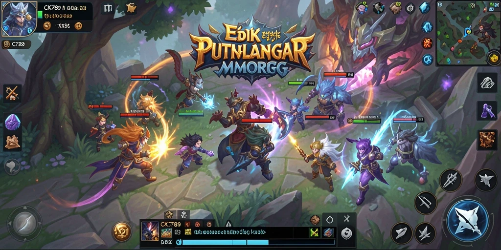 Tampilan gameplay CK789 yang seru di dunia MMORPG.