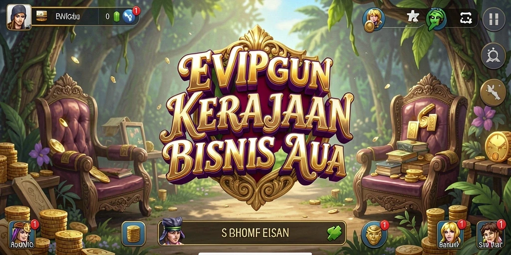 Screenshot gameplay EVIP3 yang menampilkan serunya membangun bisnis Tycoon.
