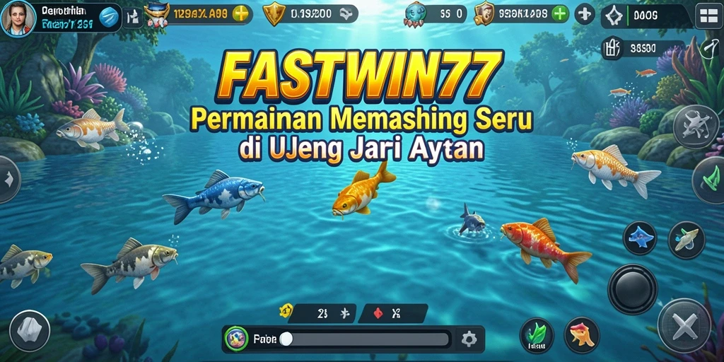 Tampilan gameplay FASTWIN77 yang menarik saat memancing.
