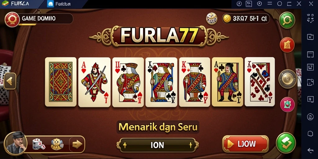 Gambaran menakjubkan dari gameplay Domino yang seru di FURLA77.