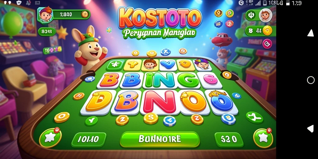 Tampilan gameplay Bingo yang menarik di KOSTOTO.