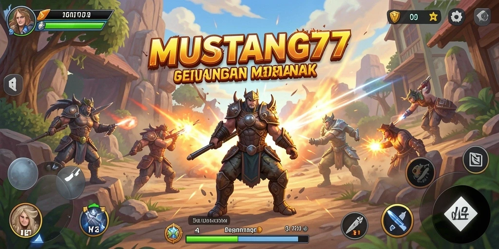 Tampilan gameplay menarik dari MUSTANG77 yang menunjukkan keseruan simulasi.