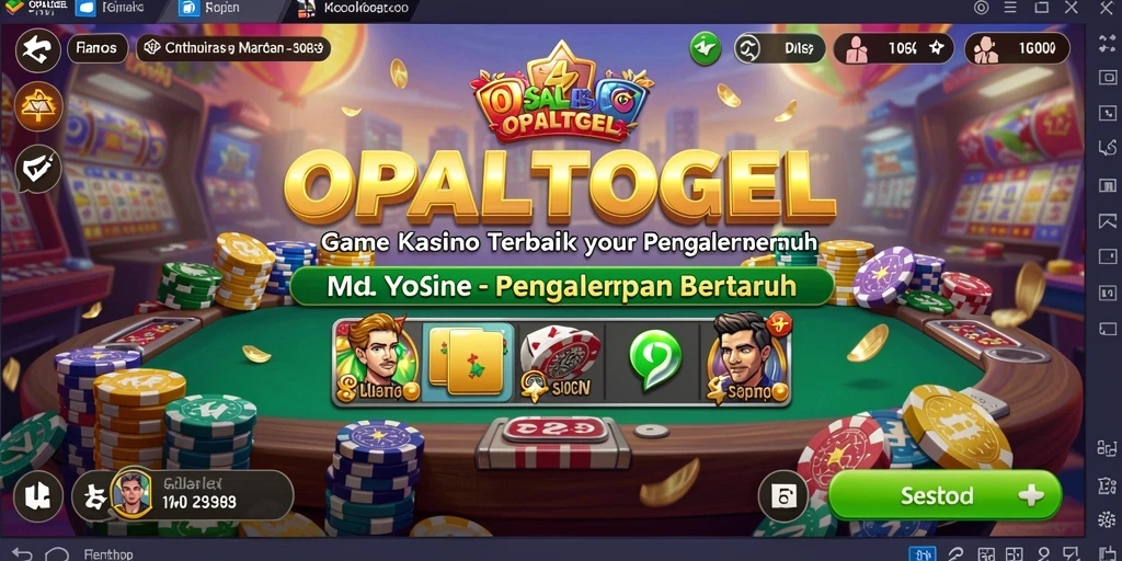 Tampilan gameplay seru OPALTOGEL dengan berbagai pilihan permainan Kasino.