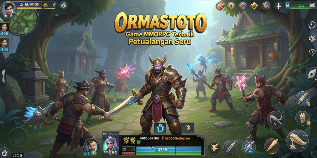 Tampilan gameplay seru dari ORMASTOTO di dunia MMORPG.