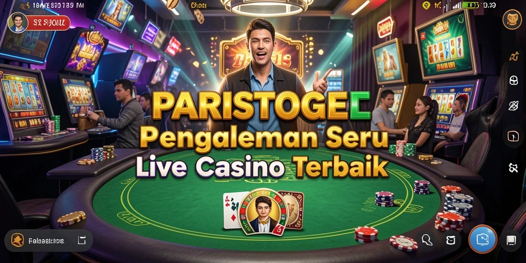 Tampilan gameplay seru di PARISTOGEL dengan dealer profesional.