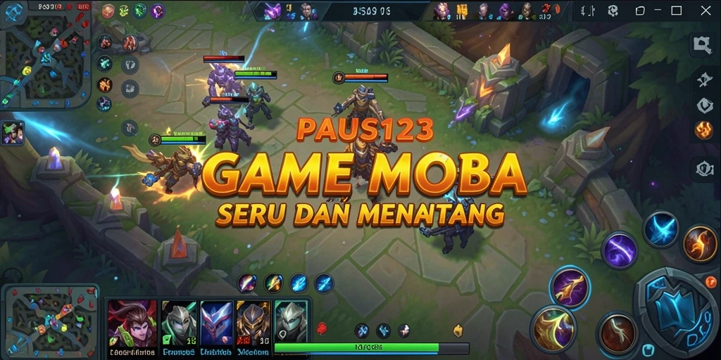 Tampilan dinamis pertarungan seru di PAUS123.