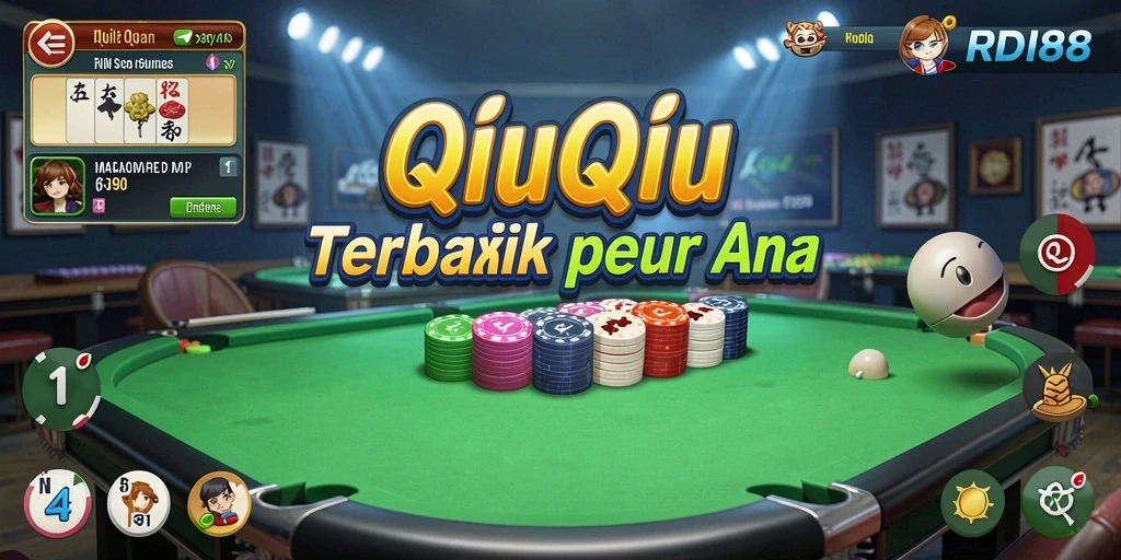 Tampilan screenshot dari gameplay QiuQiu yang penuh aksi.