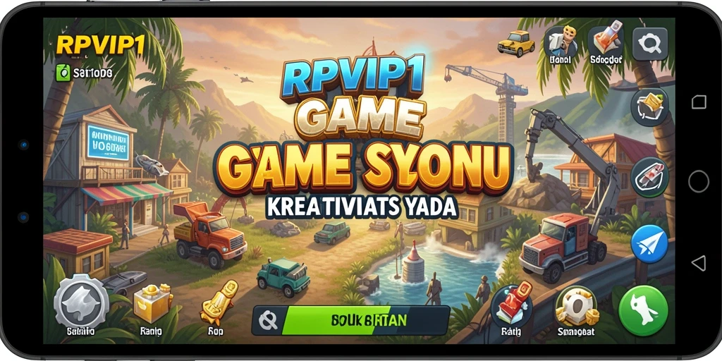 Screenshot gameplay RPVIP1 dengan elemen manajemen bisnis yang menarik.